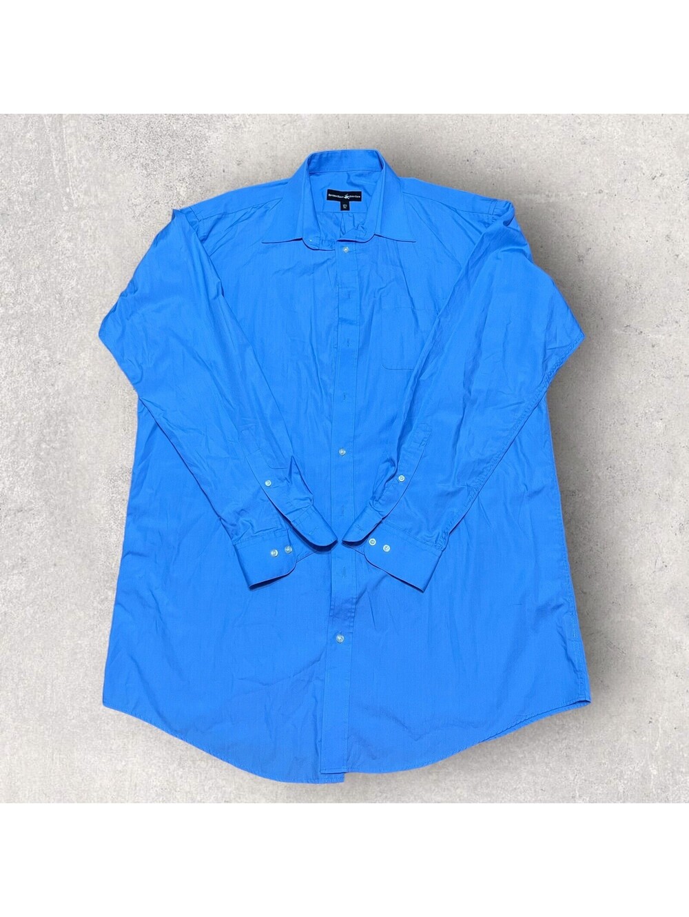 Beverly Hills Polo Club Shirt Men XL Blue Cotton Long Sleeve